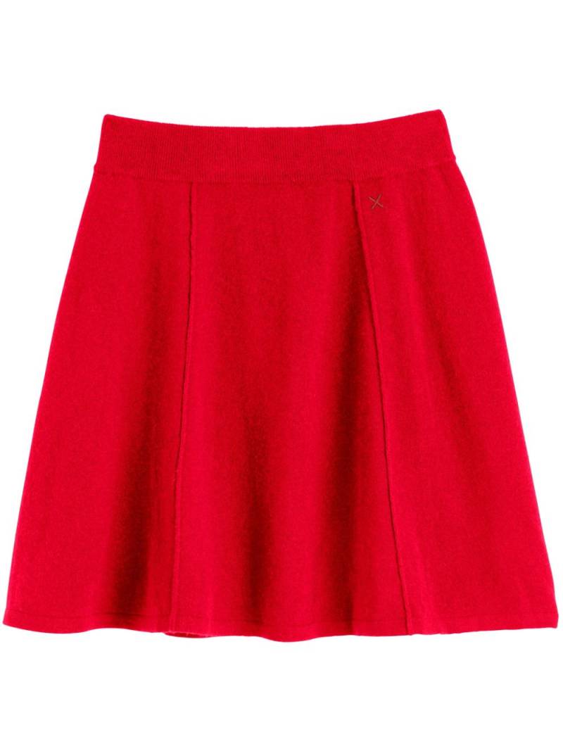 Chinti & Parker knitted mini skirt - Red von Chinti & Parker