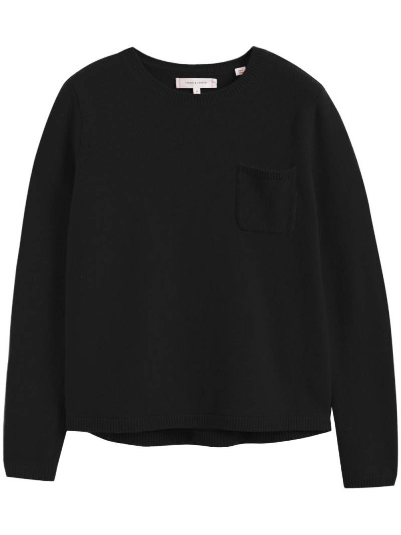 Chinti & Parker pocket sweater - Black von Chinti & Parker