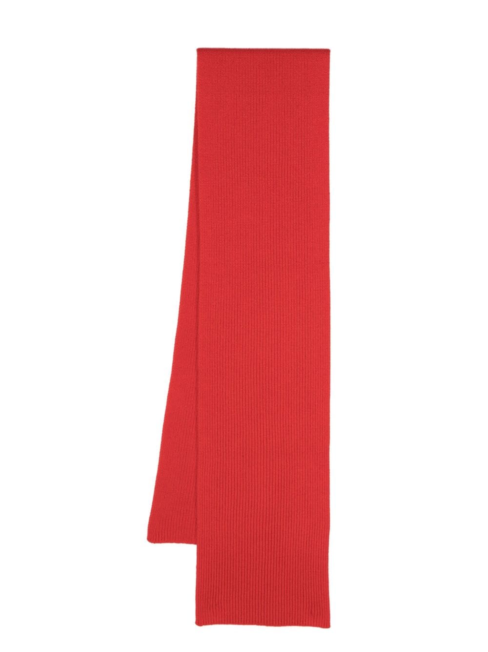 Chinti & Parker ribbed wool-blend scarf - Red von Chinti & Parker