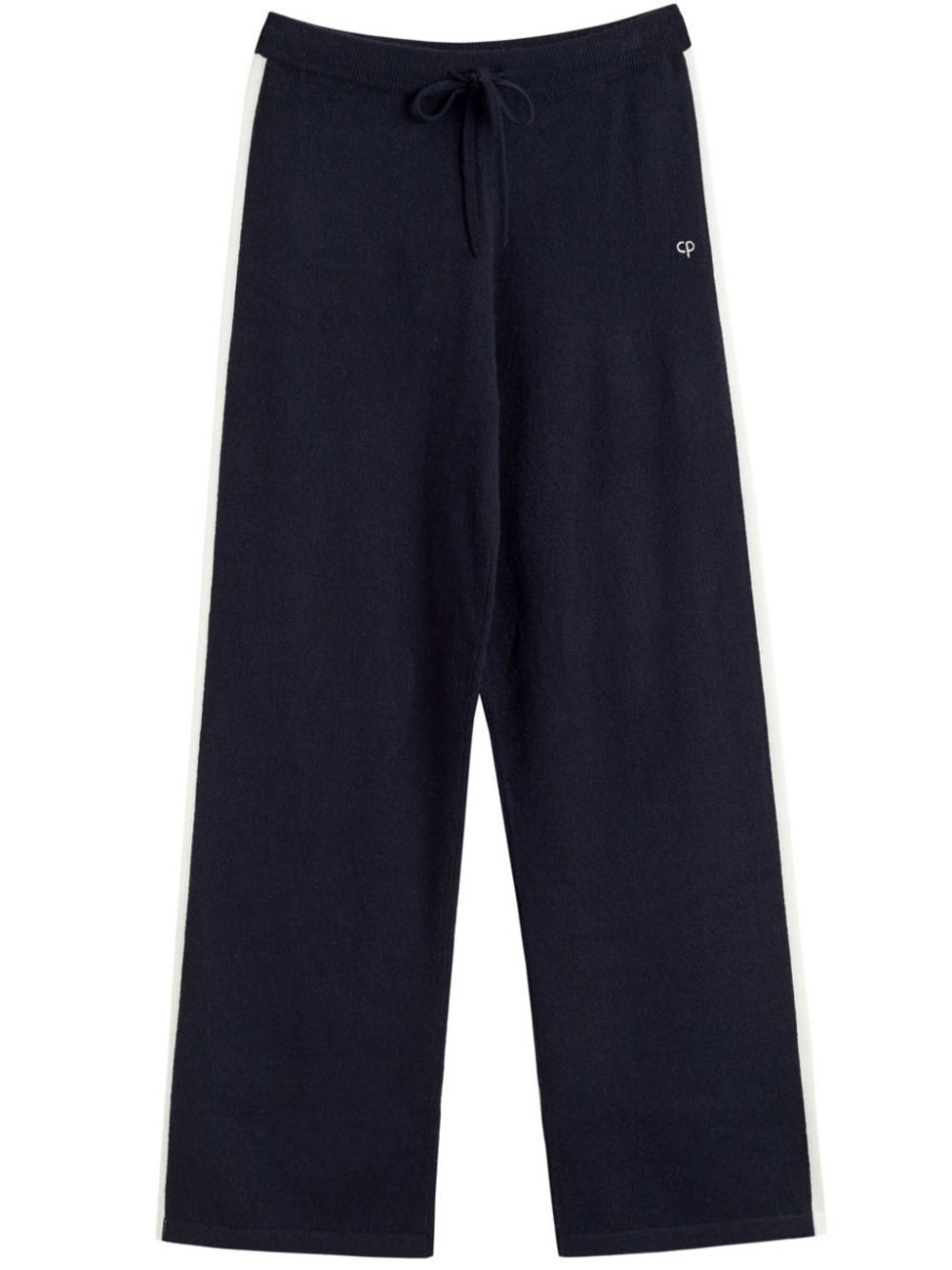 Chinti & Parker side-stripe wide-leg track pants - Blue von Chinti & Parker