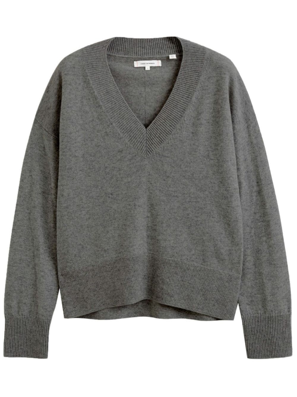 Chinti & Parker v-neck knitted jumper - Grey von Chinti & Parker