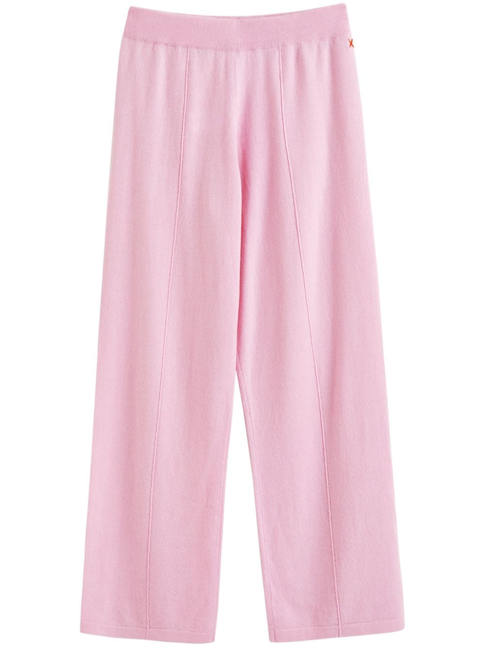 Chinti & Parker wide-leg fine-knit trousers - Pink von Chinti & Parker