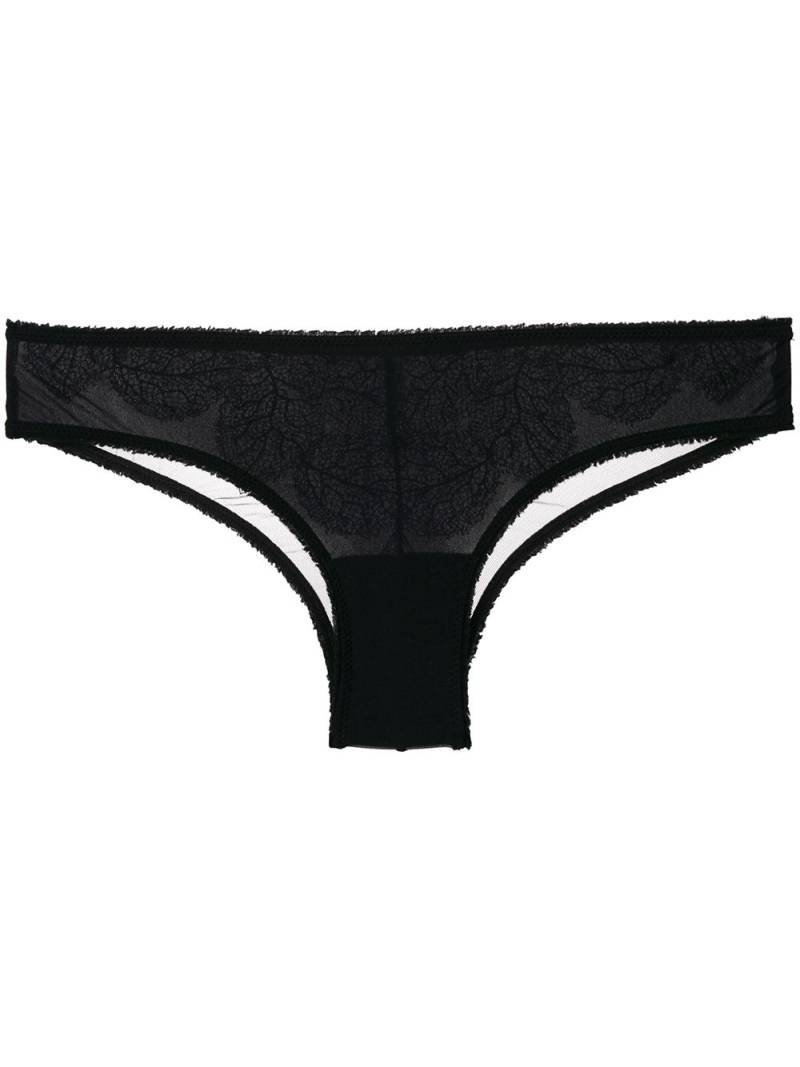 Chite' fitted brief bottoms - Black von Chite'