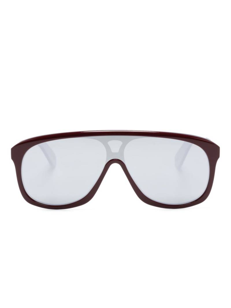 Chloé Eyewear Jasper shield-frame sunglasses - Red von Chloé Eyewear