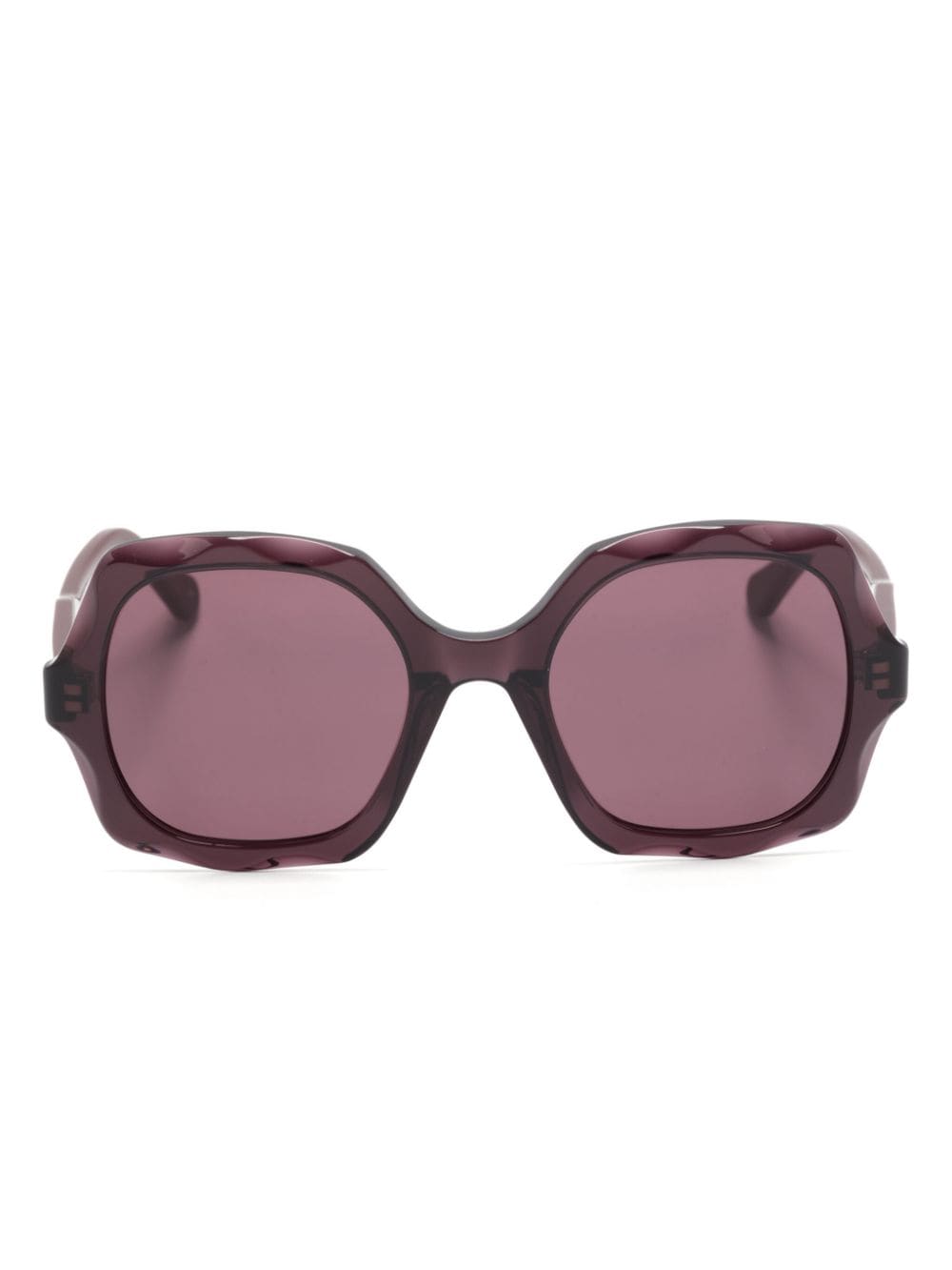 Chloé Eyewear Olivia oversize-frame sunglasses - Brown von Chloé Eyewear