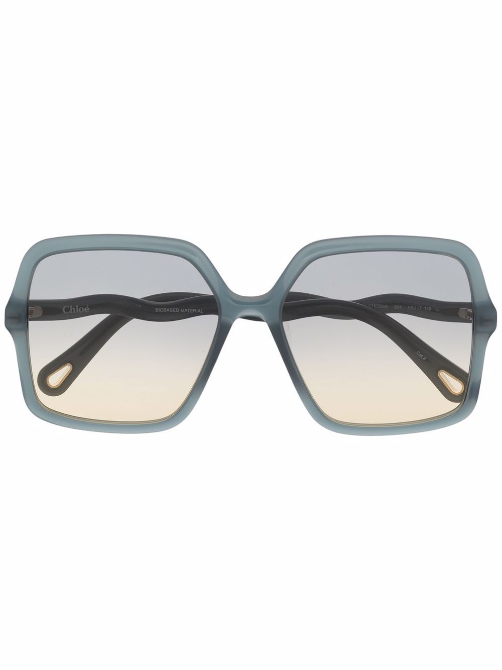 Chloé Eyewear Zelie square-frame sunglasses - Green von Chloé Eyewear