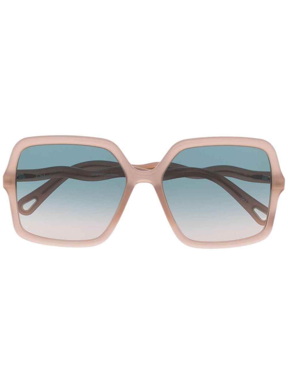 Chloé Eyewear Zelie square-frame sunglasses - Neutrals von Chloé Eyewear