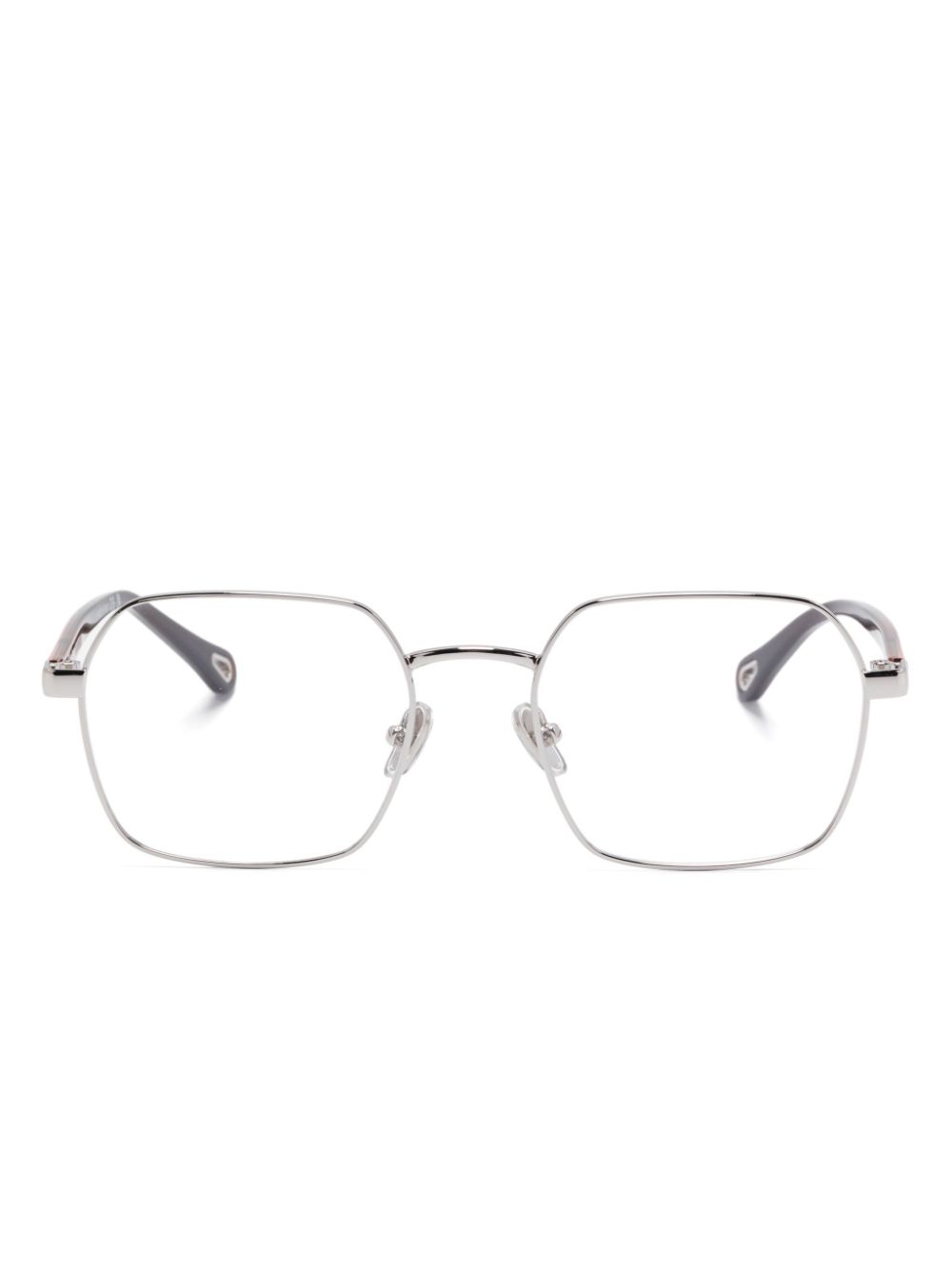 Chloé Eyewear hexagonal-frame glasses - Brown von Chloé Eyewear