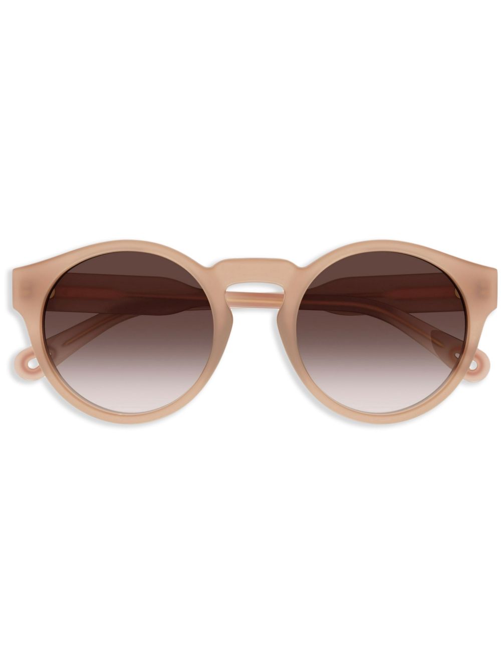 Chloé Eyewear logo-print sunglasses - Neutrals von Chloé Eyewear