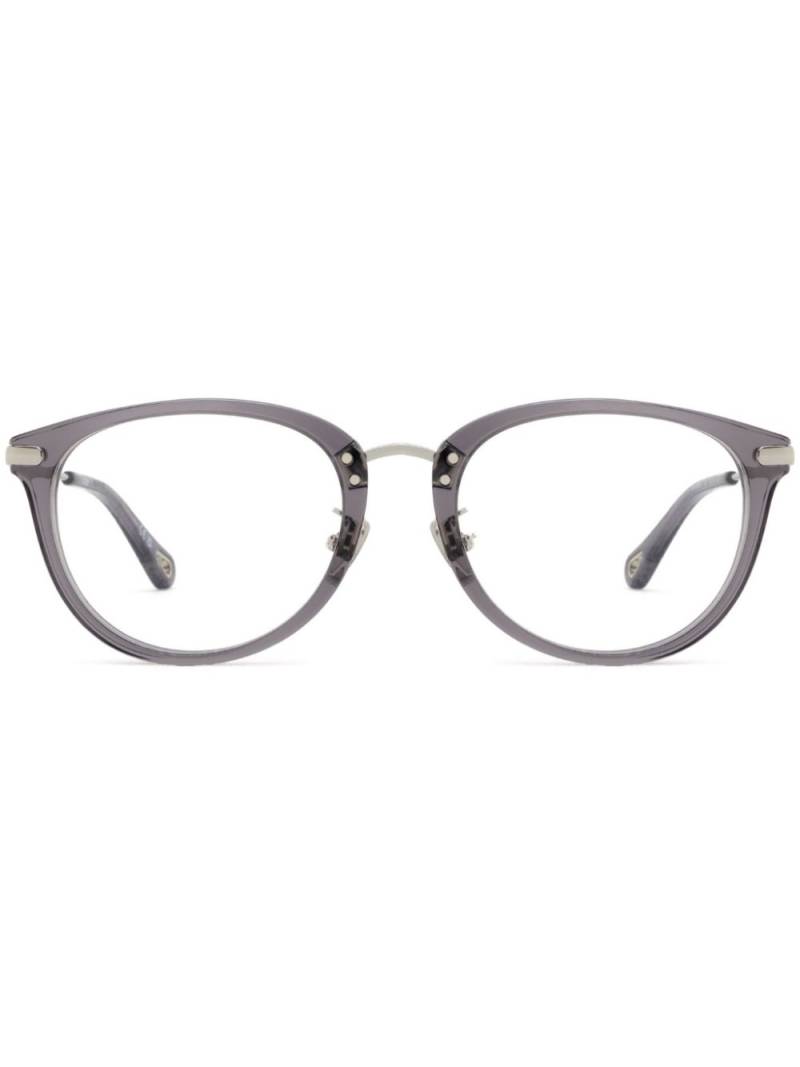 Chloé Eyewear oval-frame glasses - Grey von Chloé Eyewear