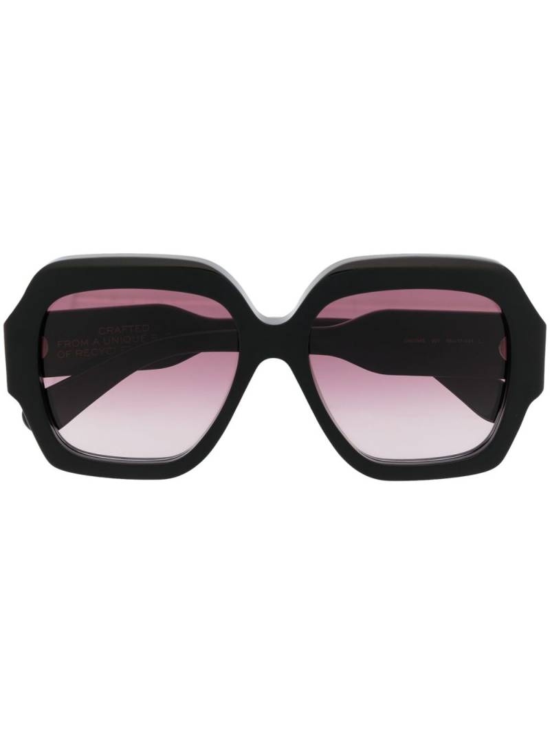 Chloé Eyewear oversize square-frame sunglasses - Black von Chloé Eyewear