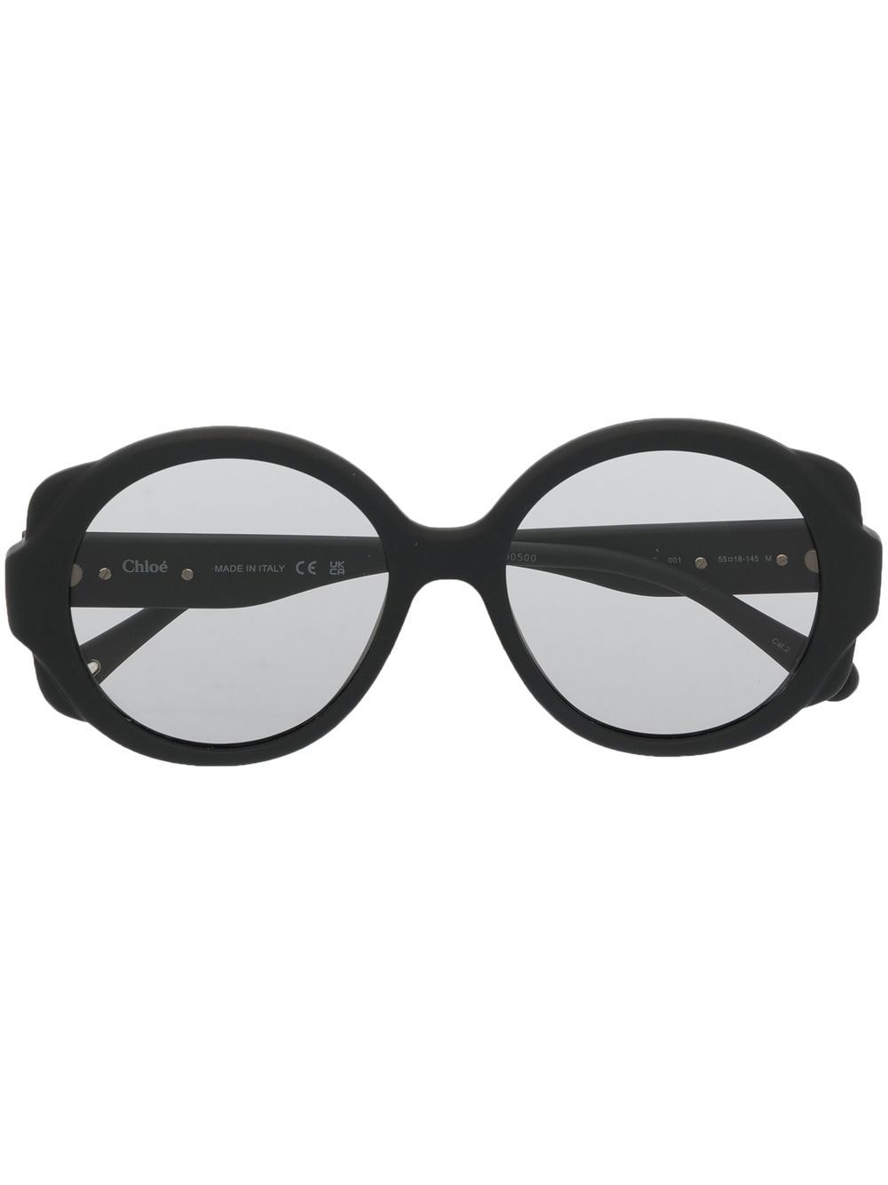 Chloé Eyewear round-frame sunglasses - Black von Chloé Eyewear