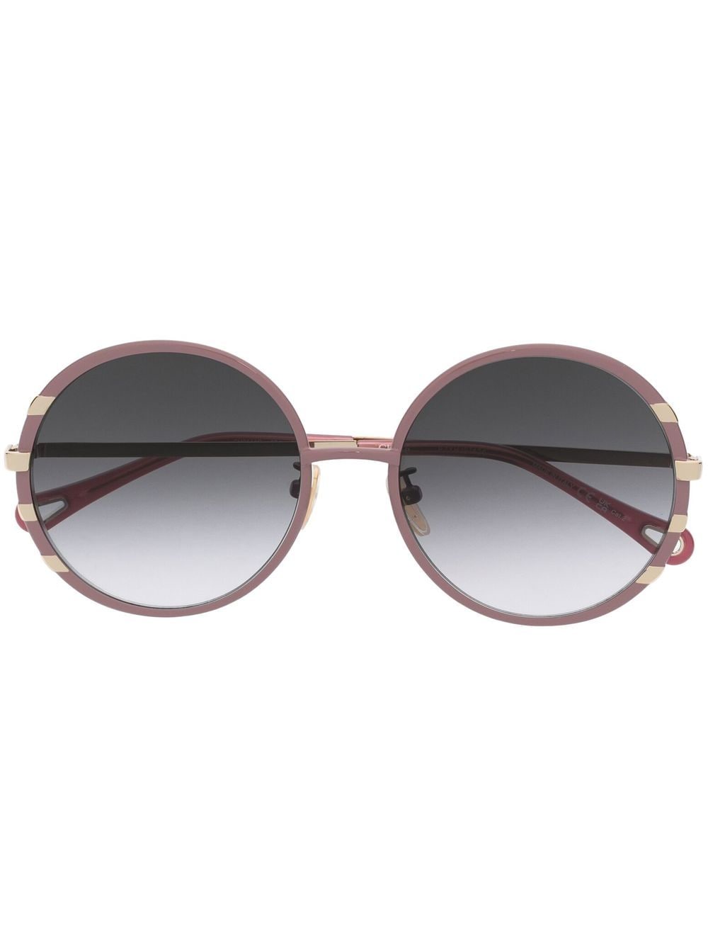 Chloé Eyewear round frame sunglasses - Pink von Chloé Eyewear