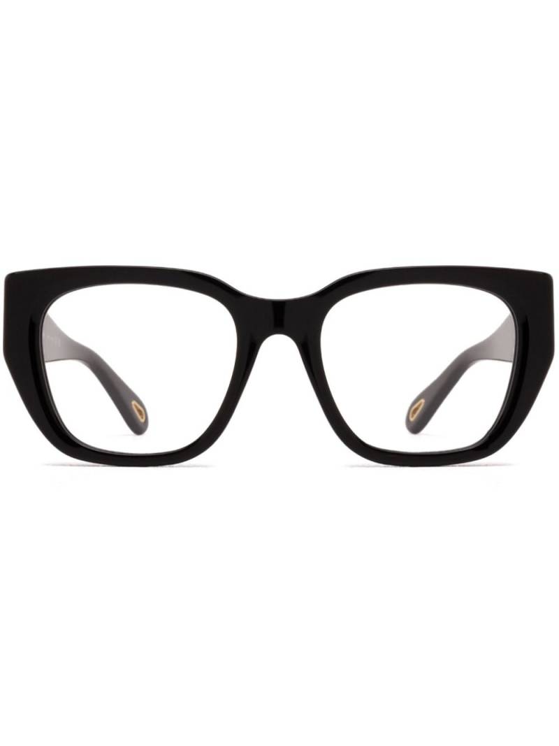 Chloé Eyewear square-frame glasses - Black von Chloé Eyewear