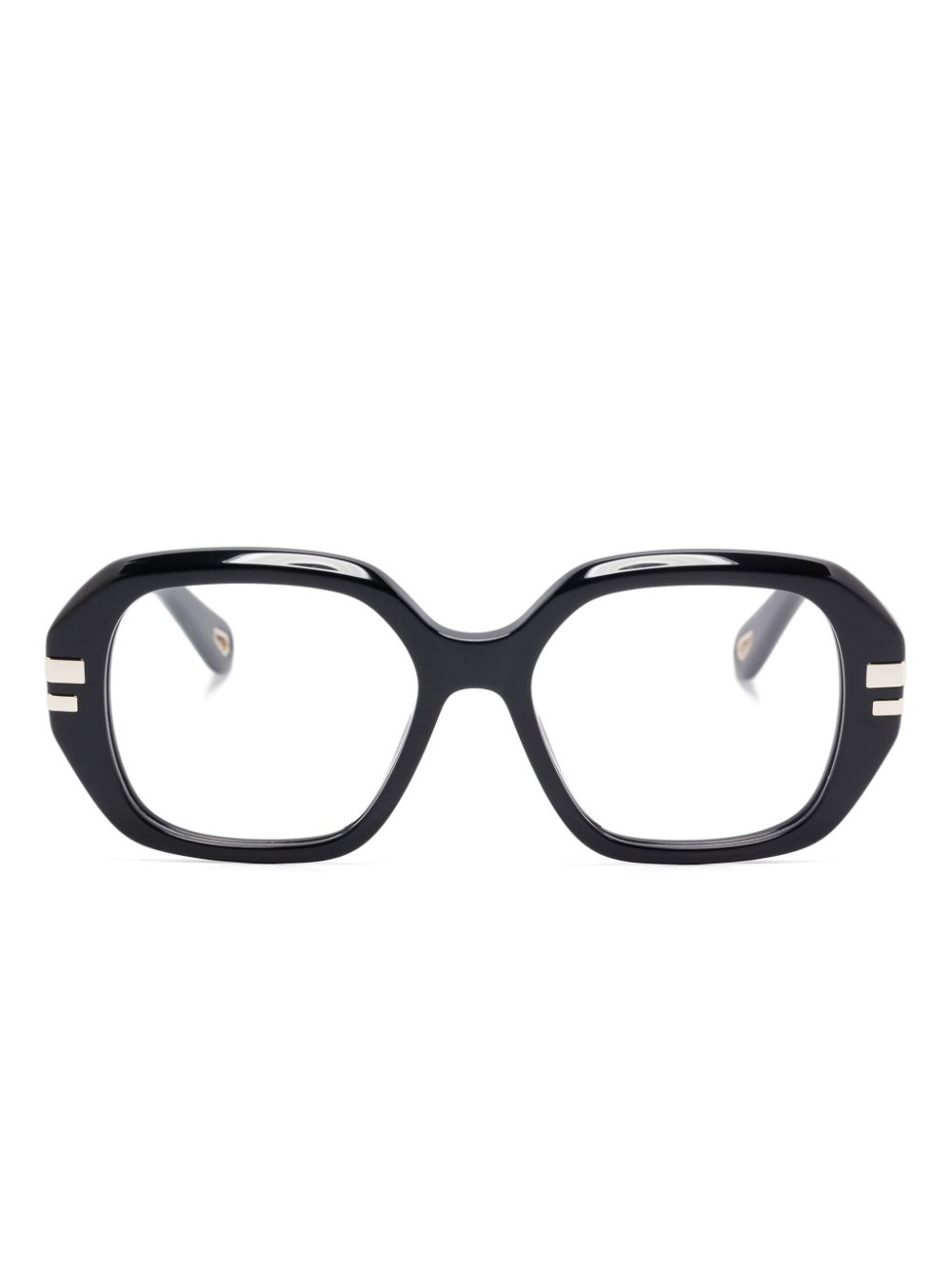 Chloé Eyewear square-frame glasses - Black von Chloé Eyewear