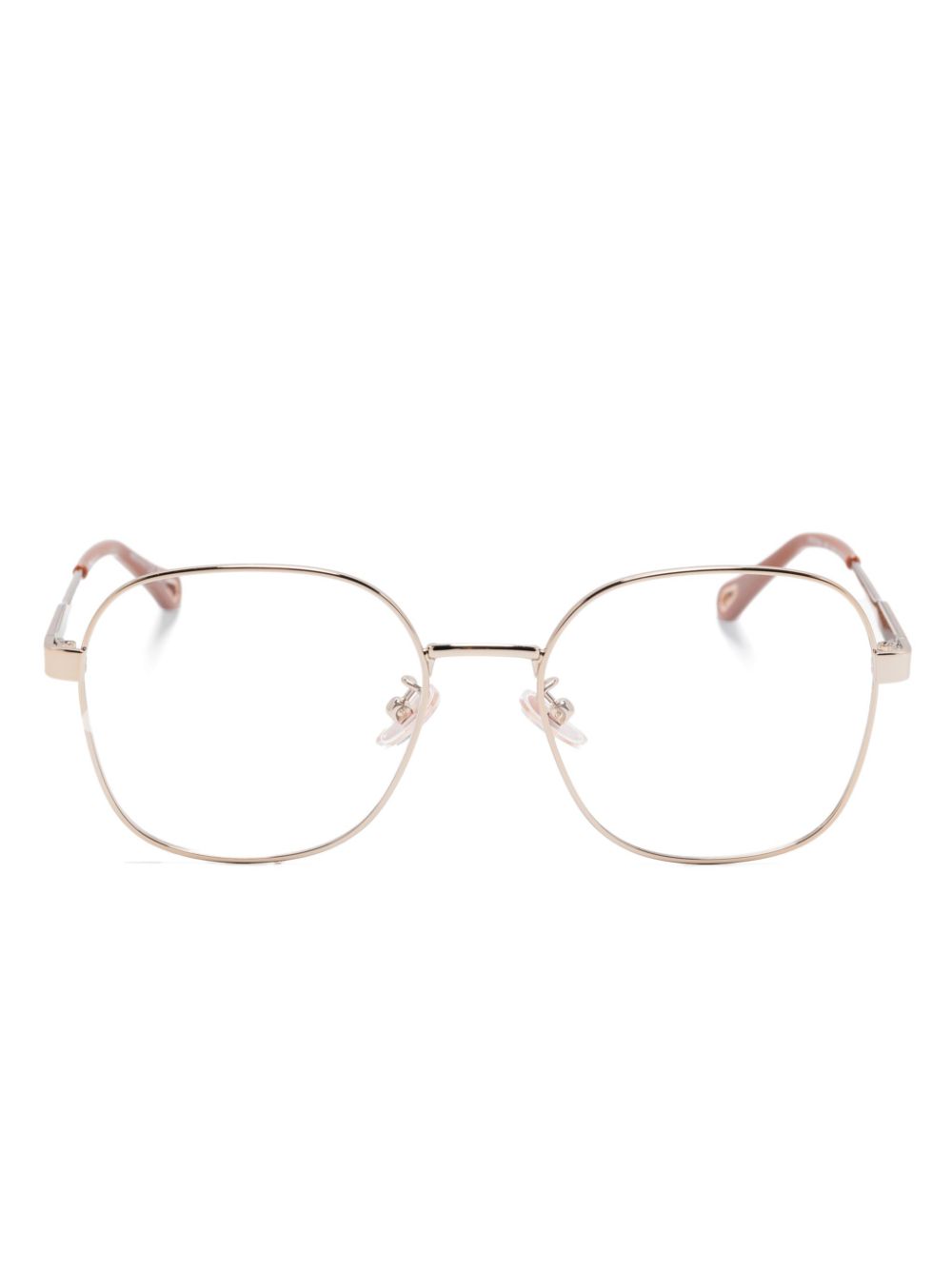 Chloé Eyewear square-frame glasses - Brown von Chloé Eyewear