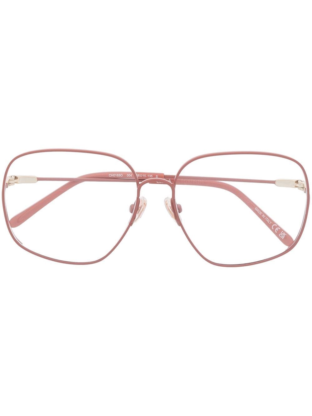 Chloé Eyewear square-frame glasses - Pink von Chloé Eyewear