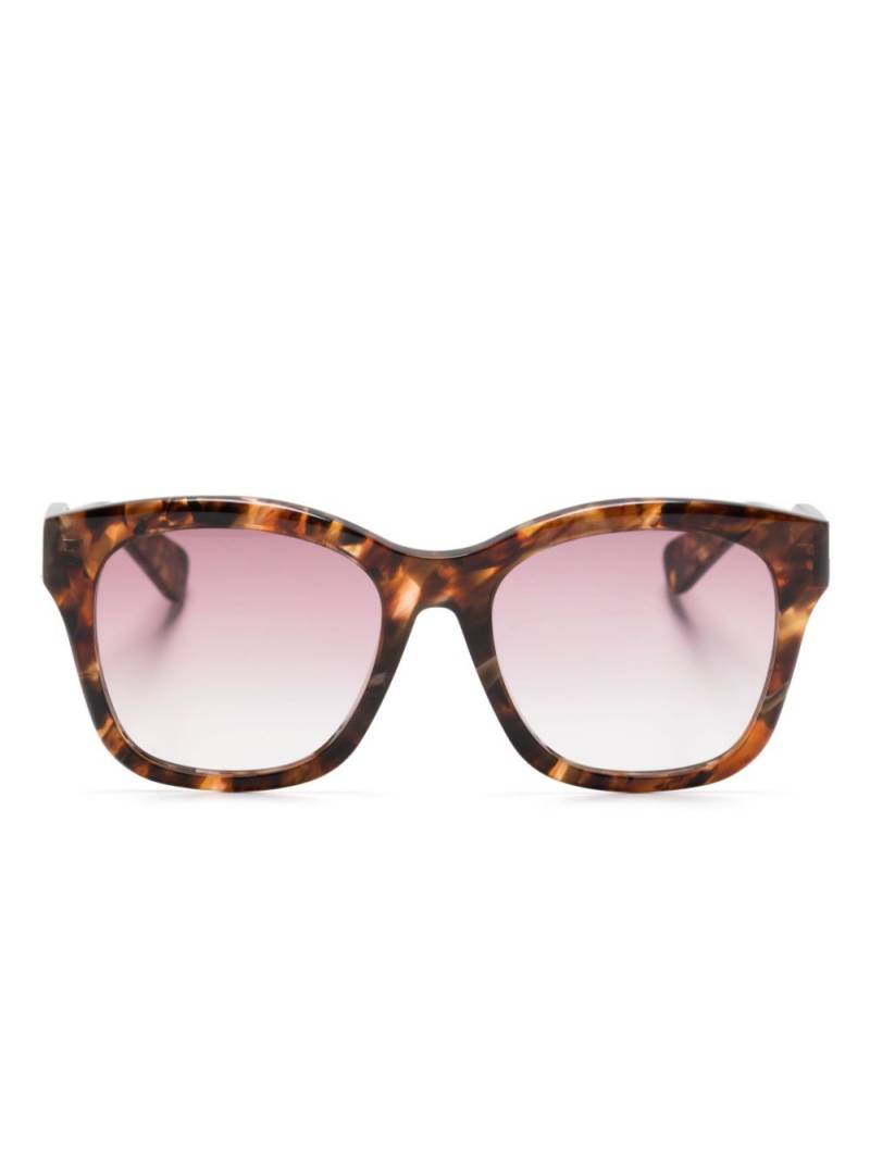 Chloé Eyewear tortoiseshell-effect cat eye-frame sunglasses - Brown von Chloé Eyewear