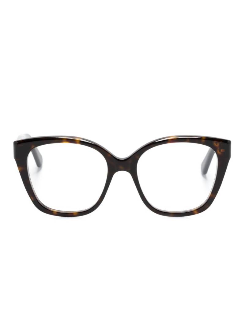 Chloé Eyewear tortoiseshell square-frame glasses - Brown von Chloé Eyewear