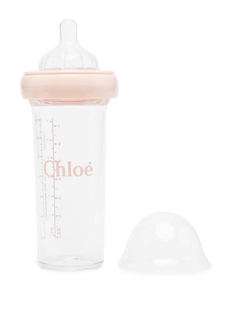 Chloé Kids logo-print feeding bottle - Neutrals von Chloé Kids