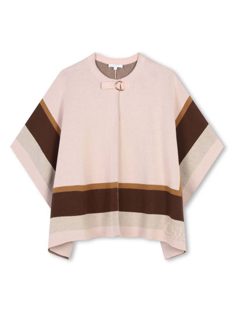 Chloé Kids cape oversize jacket - Pink von Chloé Kids