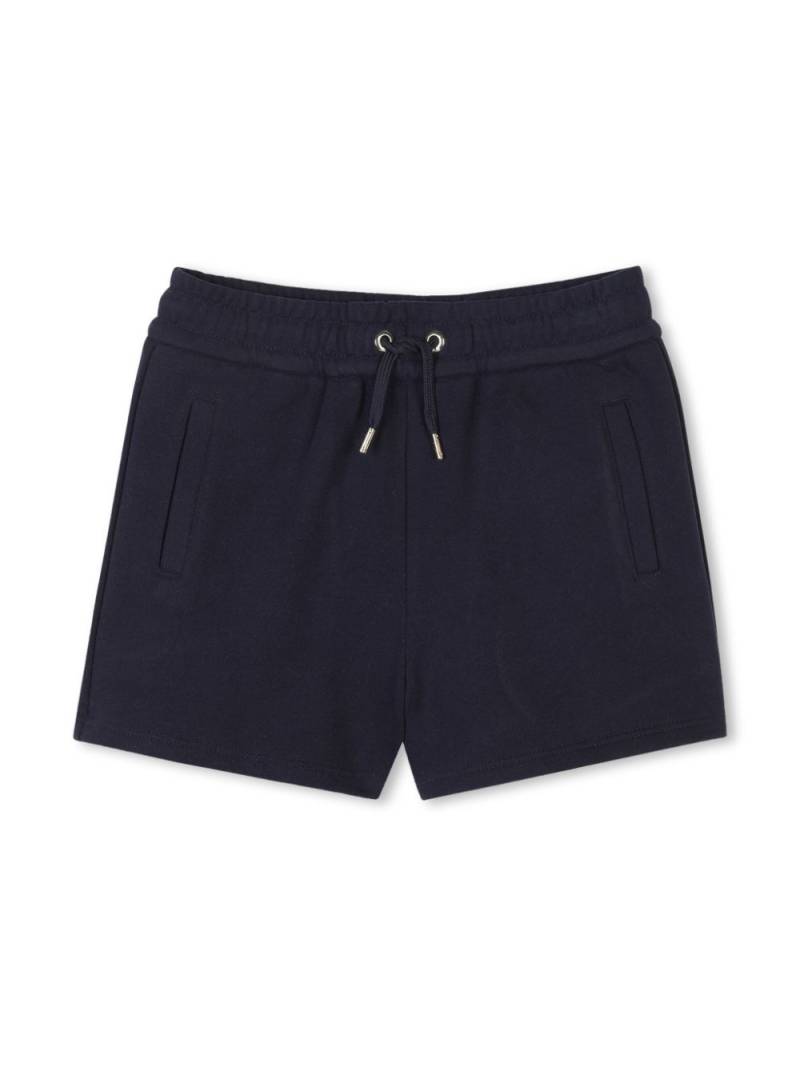 Chloé Kids organic-cotton shorts - Blue von Chloé Kids