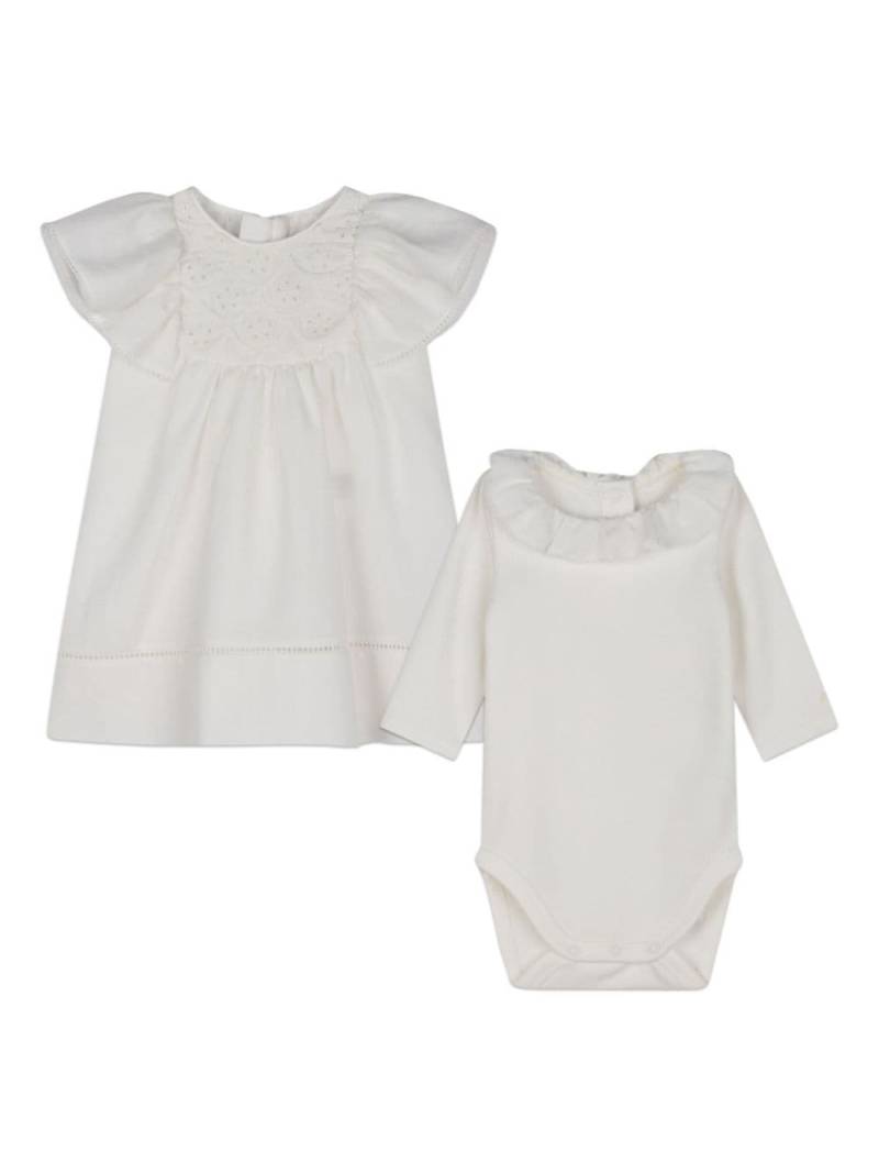 Chloé Kids ruffle-detail pyjamas set - White von Chloé Kids