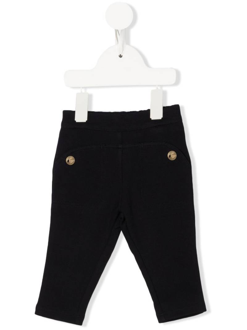 Chloé Kids straight-leg casual trousers - Blue von Chloé Kids