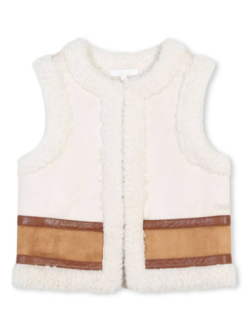 Chloé Kids waistcoat sleeveless jacket - Neutrals von Chloé Kids