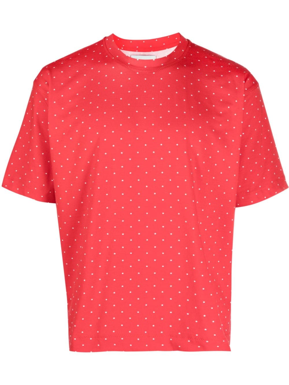 Chloe Nardin star-print cotton T-shirt - Red von Chloe Nardin