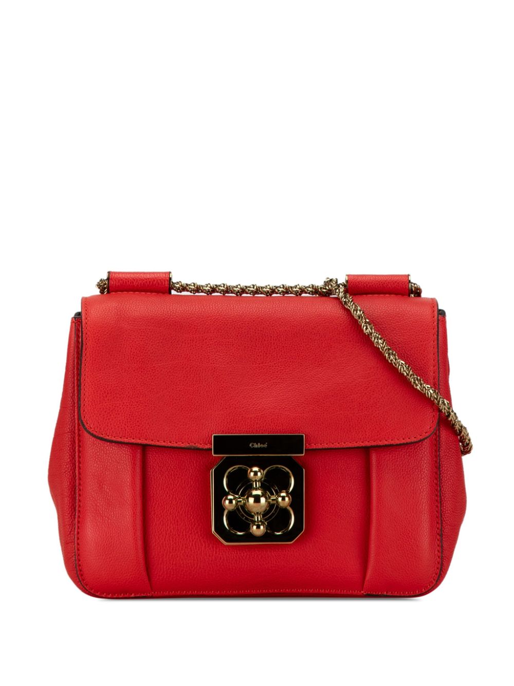 Chloé Pre-Owned 2012 Small Leather Elsie Crossbody shoulder bag - Red von Chloé Pre-Owned