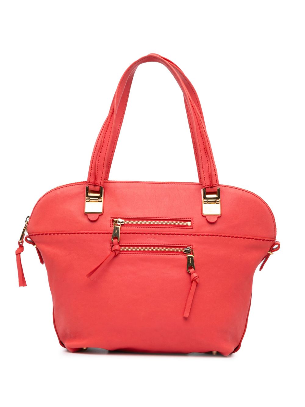 Chloé Pre-Owned 2013 Leather Angie satchel - Pink von Chloé Pre-Owned