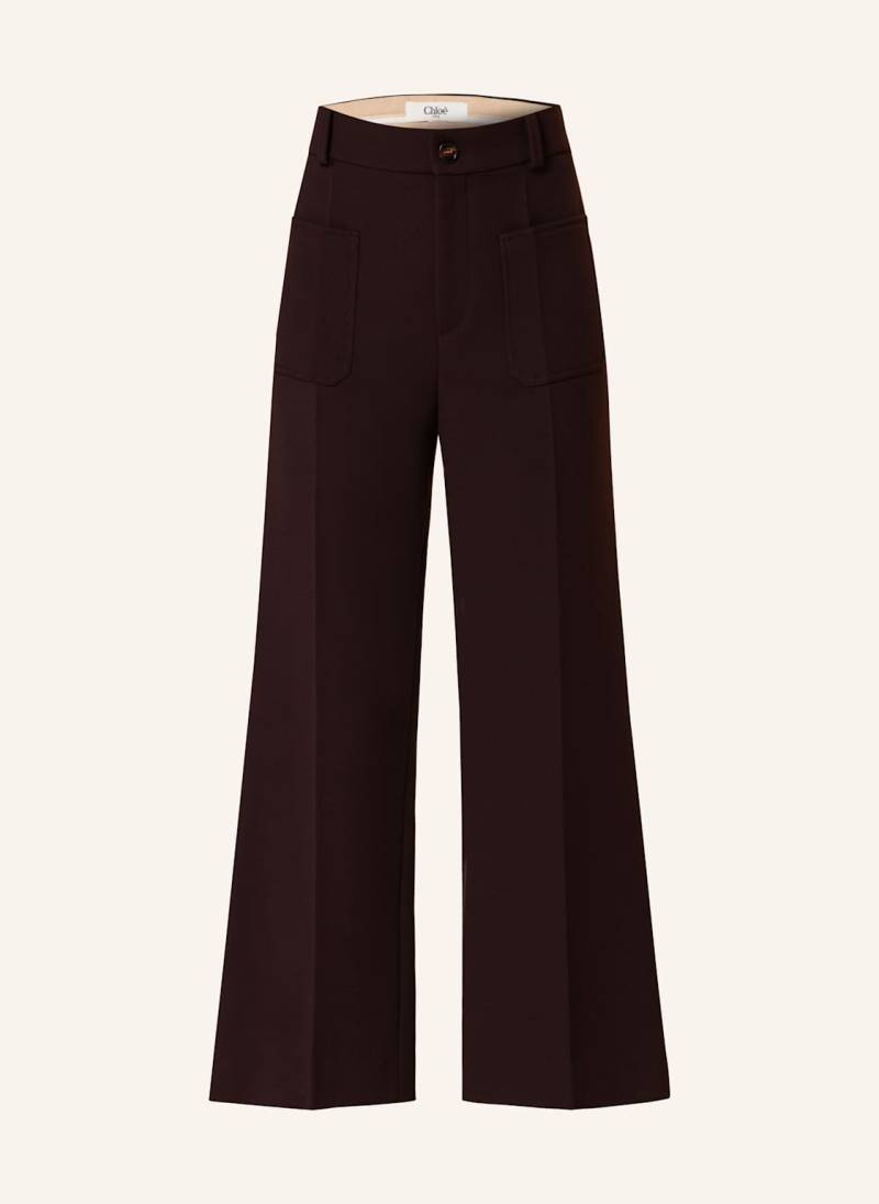 Chloé 7/8-Hose braun von Chloé