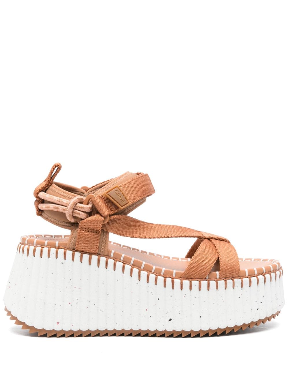 Chloé 85mm Nama sandals - Brown von Chloé