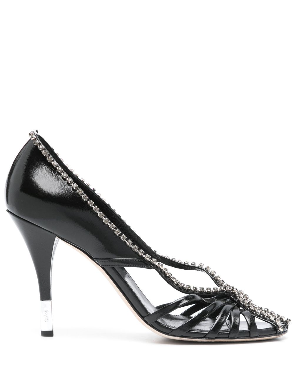 Chloé 95mm Leoni pumps - Black von Chloé