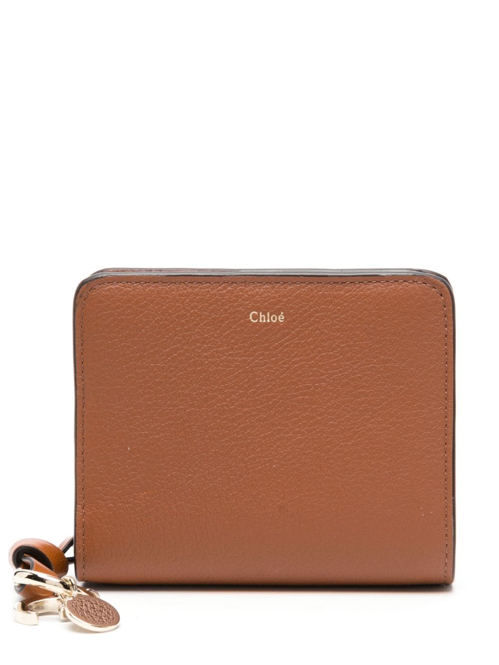 Chloé Alphabet Compact wallet - Brown von Chloé