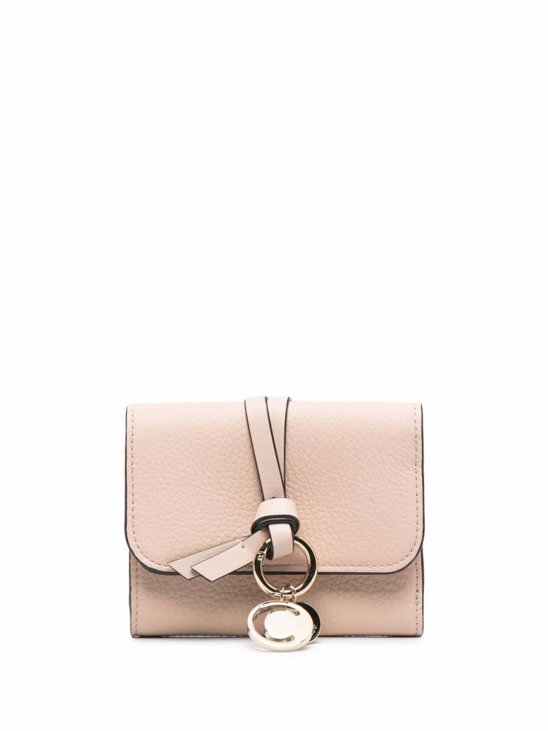 Chloé Alphabet tri-fold wallet - Pink von Chloé