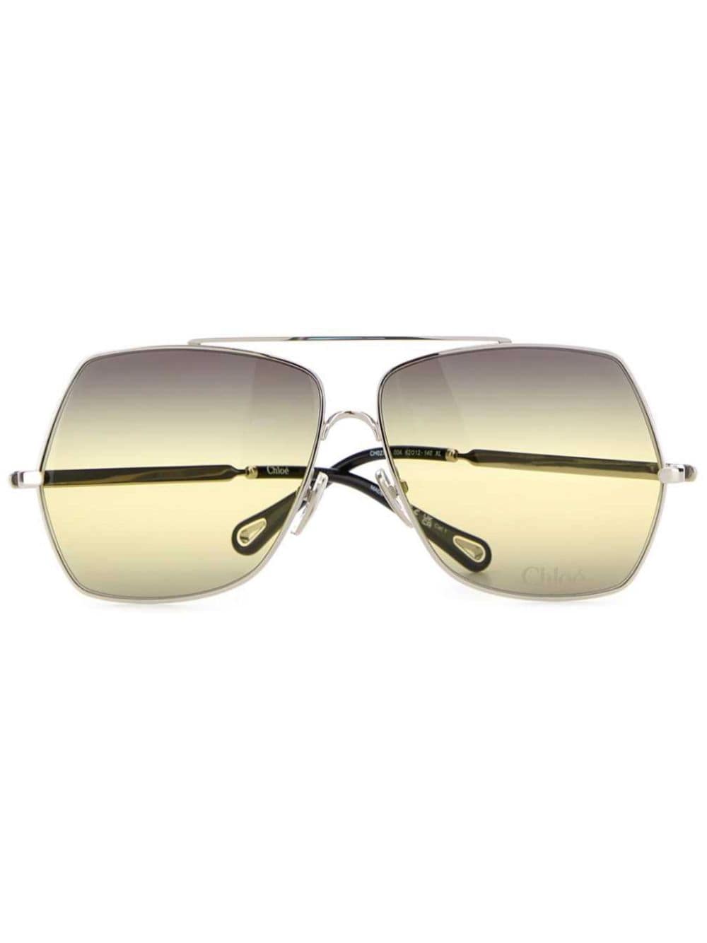 Chloé Aly sunglasses - Silver von Chloé