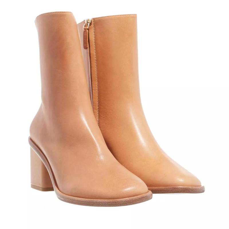 Chloé Stiefel & Boots - Block Heel Ankle Boots - Gr. 37 (EU) - in Braun - für Damen von Chloé