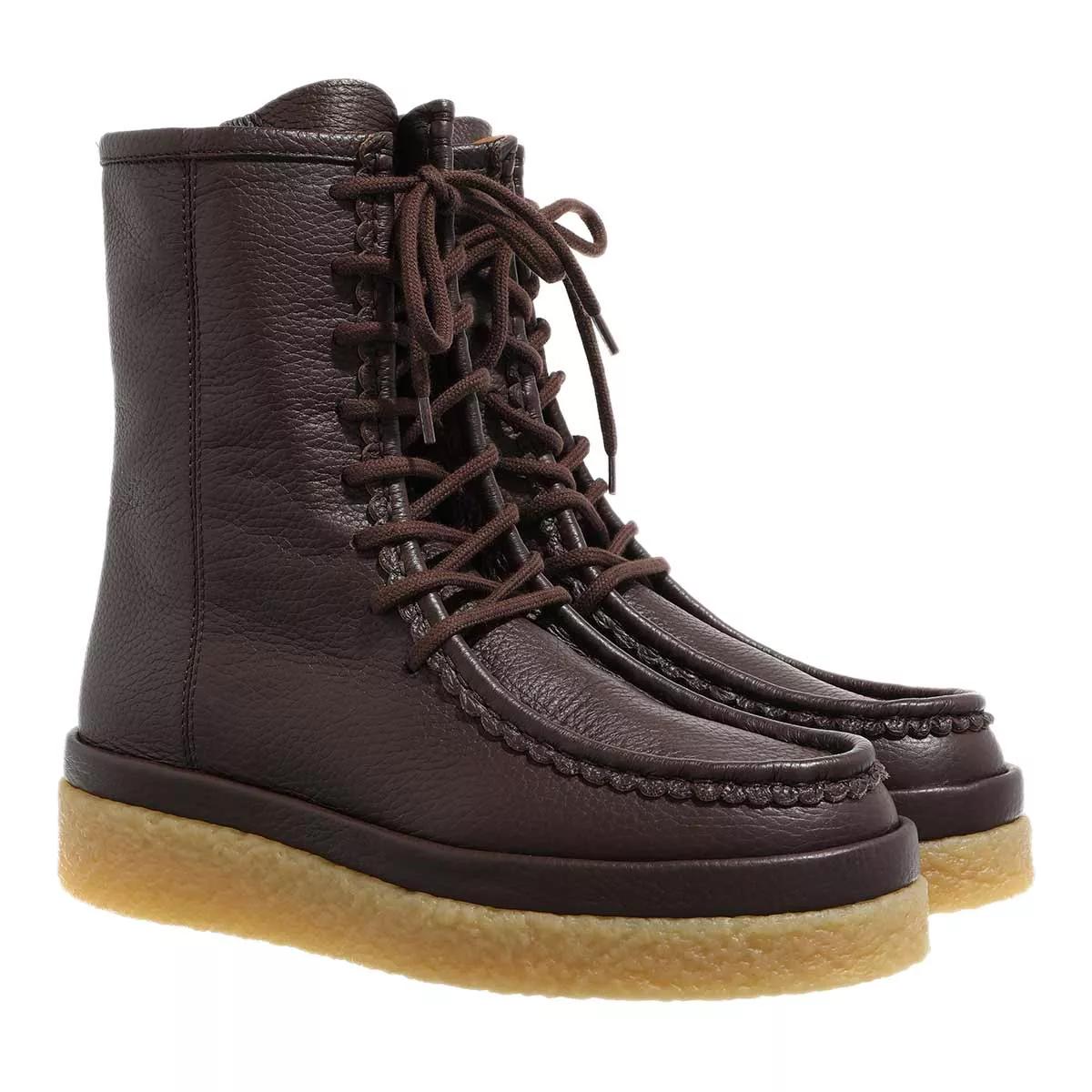 Chloé Boots & Stiefeletten - Leather Boots - Gr. 36 (EU) - in Braun - für Damen von Chloé