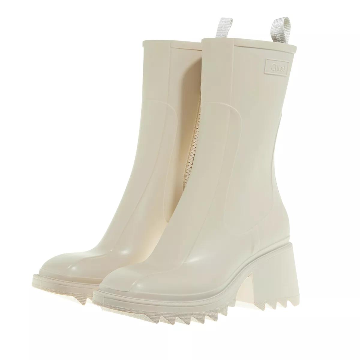 Chloé Boots & Stiefeletten - Rain Ankle Boots "Betty" - Gr. 36 (EU) - in Beige - für Damen von Chloé