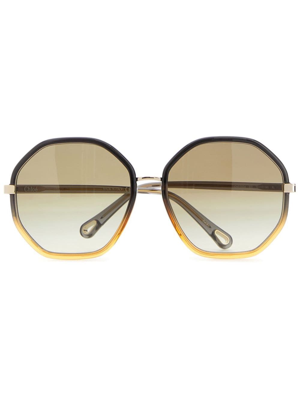 Chloé CH0133SA oversize-frame sunglasses - Grey von Chloé