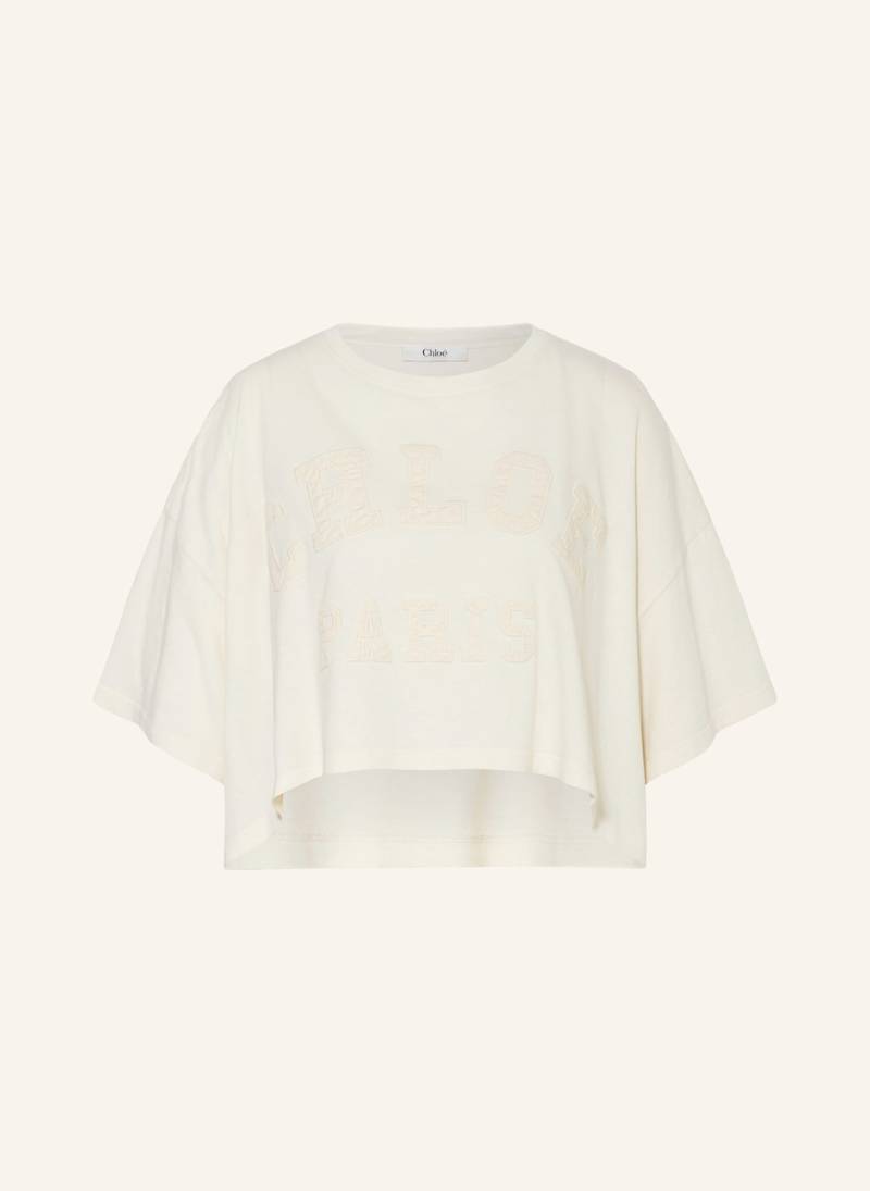 Chloé Cropped-Shirt weiss von Chloé