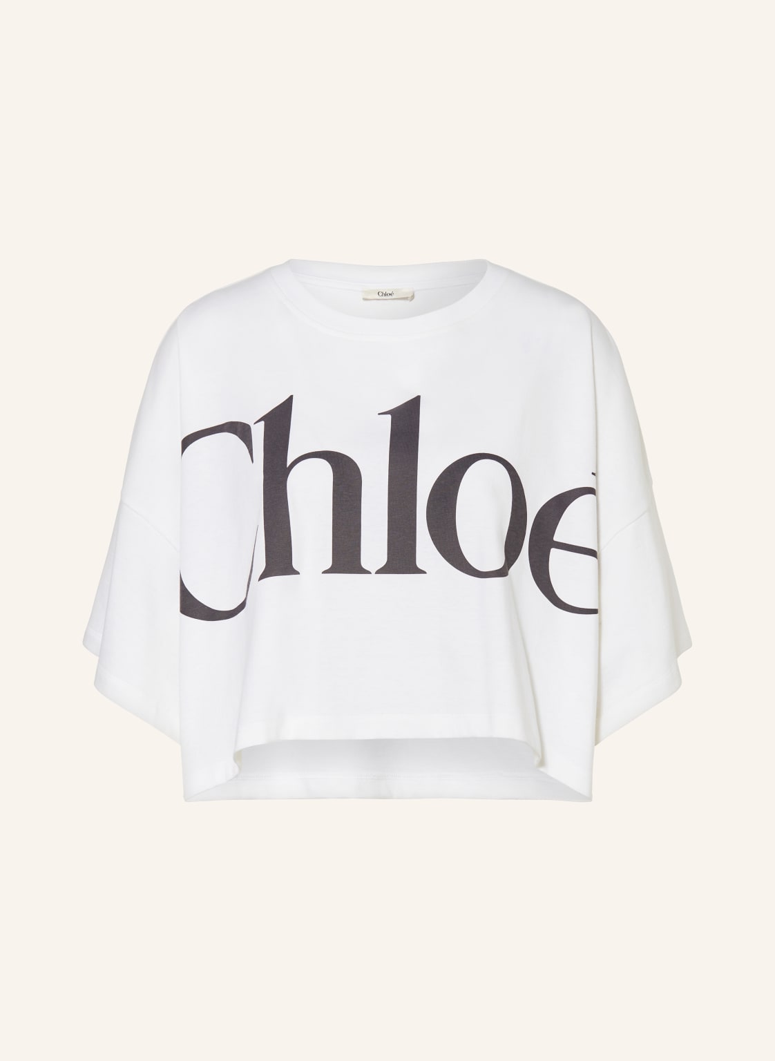 Chloé Cropped-Shirt weiss von Chloé