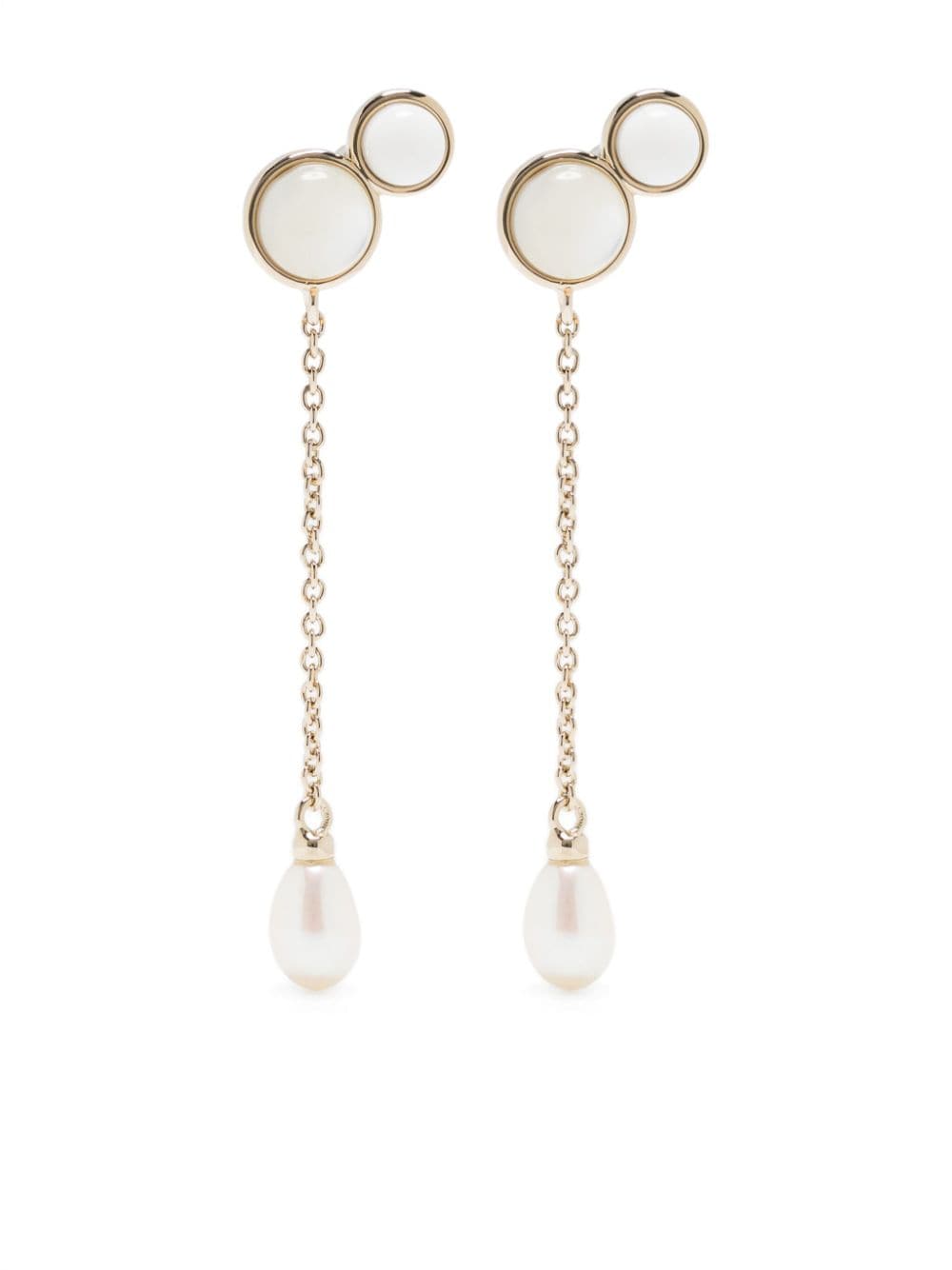 Chloé Darcey drop-design earrings - Gold von Chloé