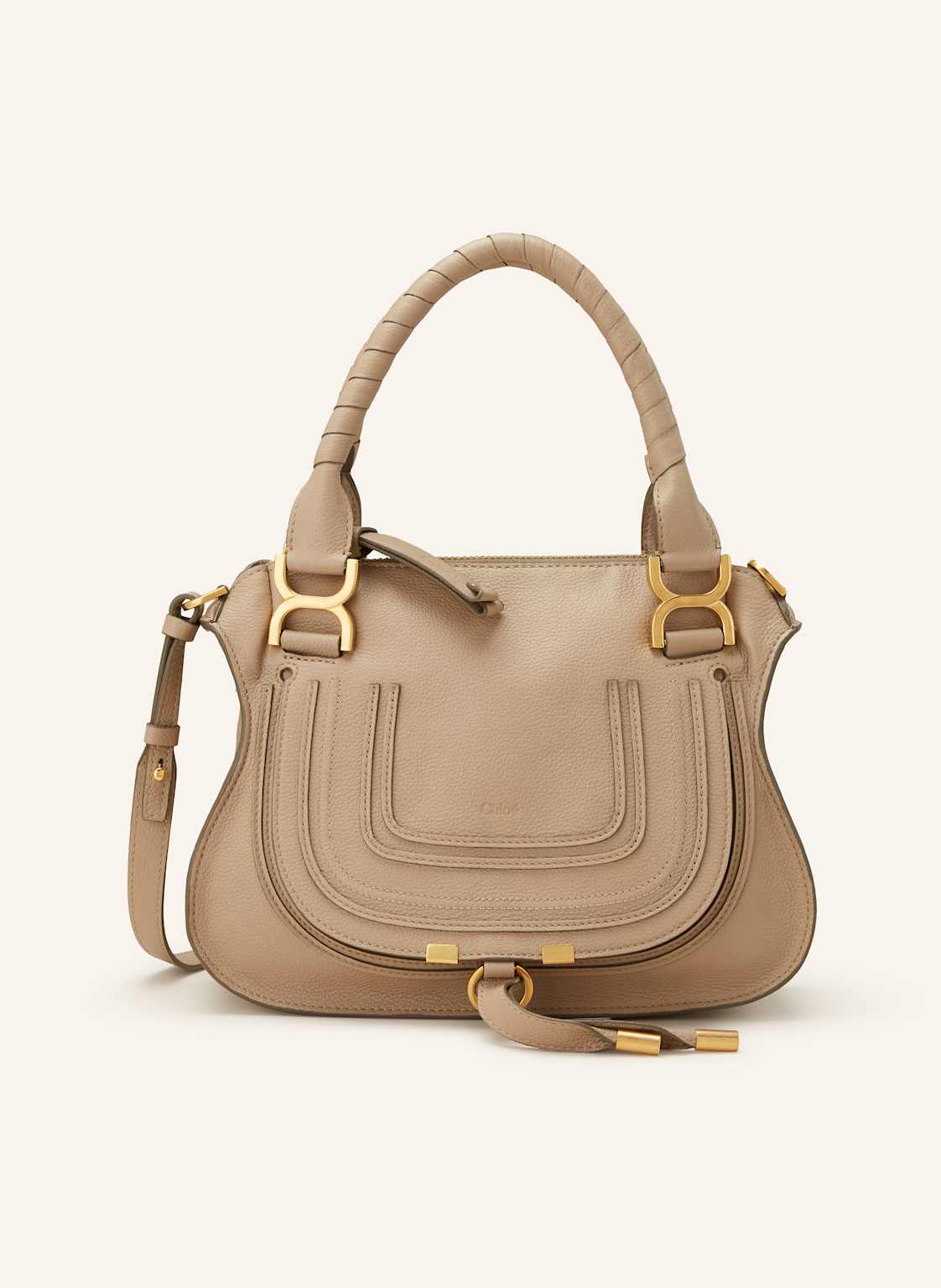 Chloé Handtasche Marcie beige von Chloé