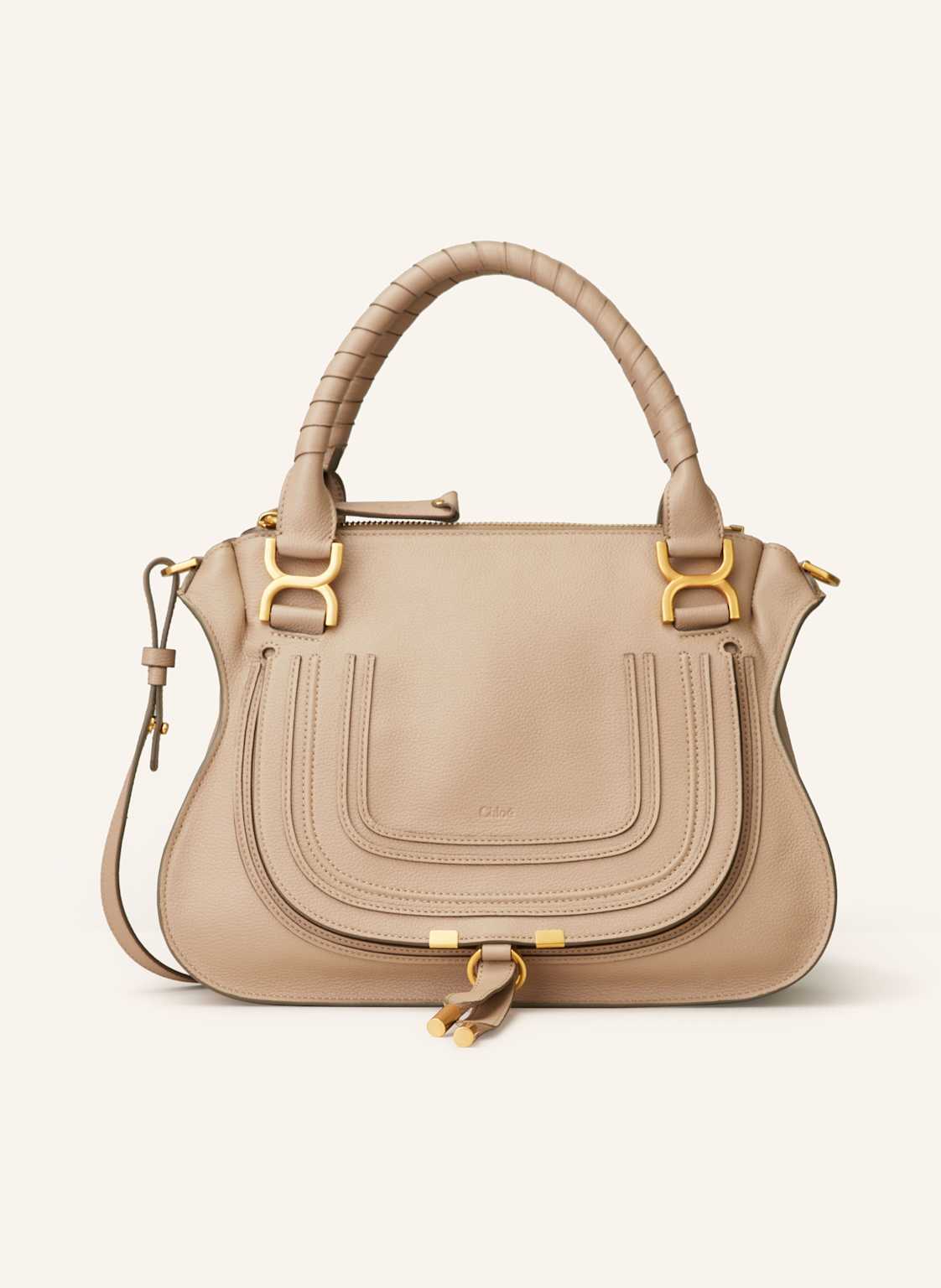 Chloé Handtasche Marcie beige von Chloé