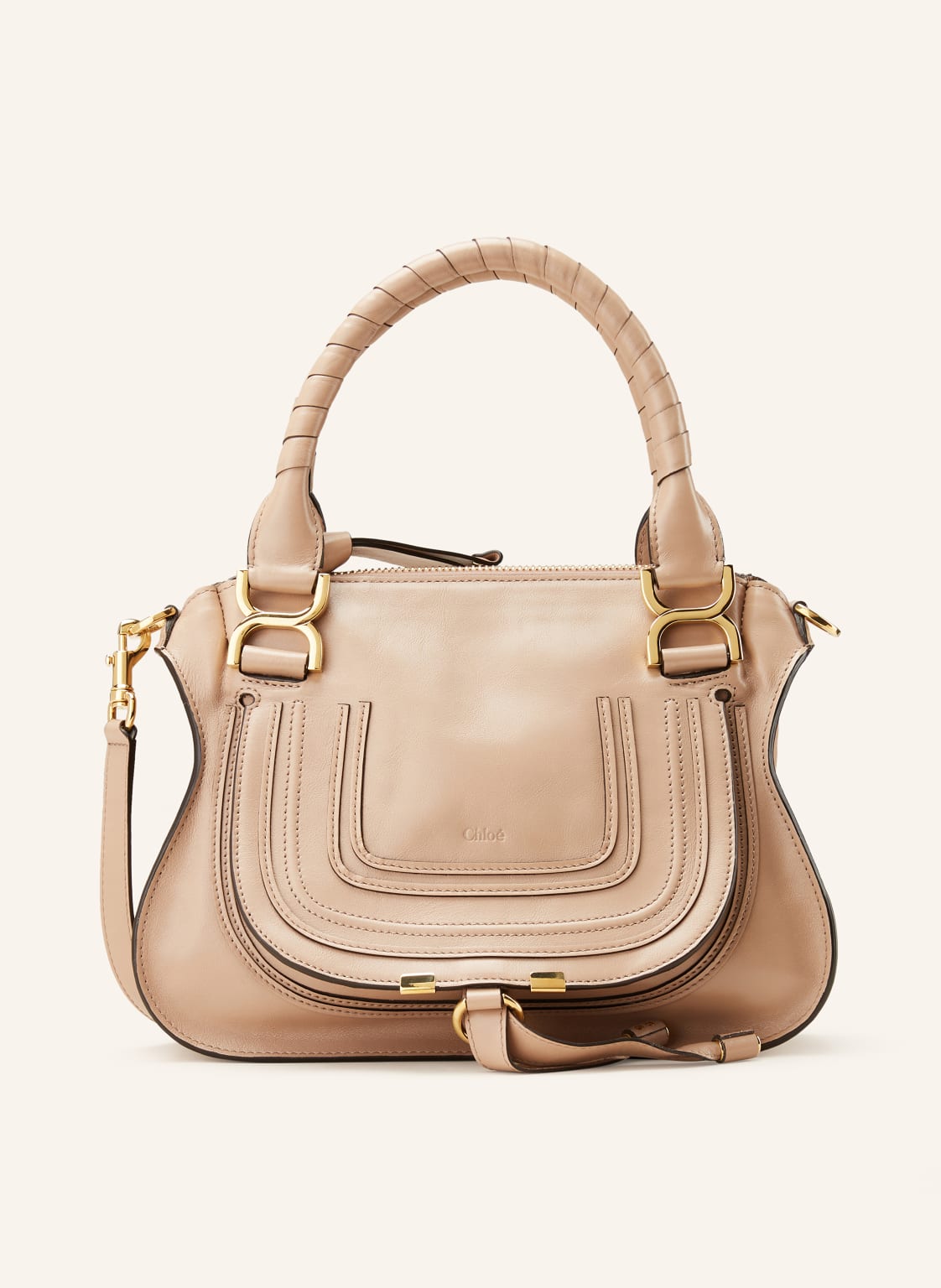 Chloé Handtasche Marcie beige von Chloé