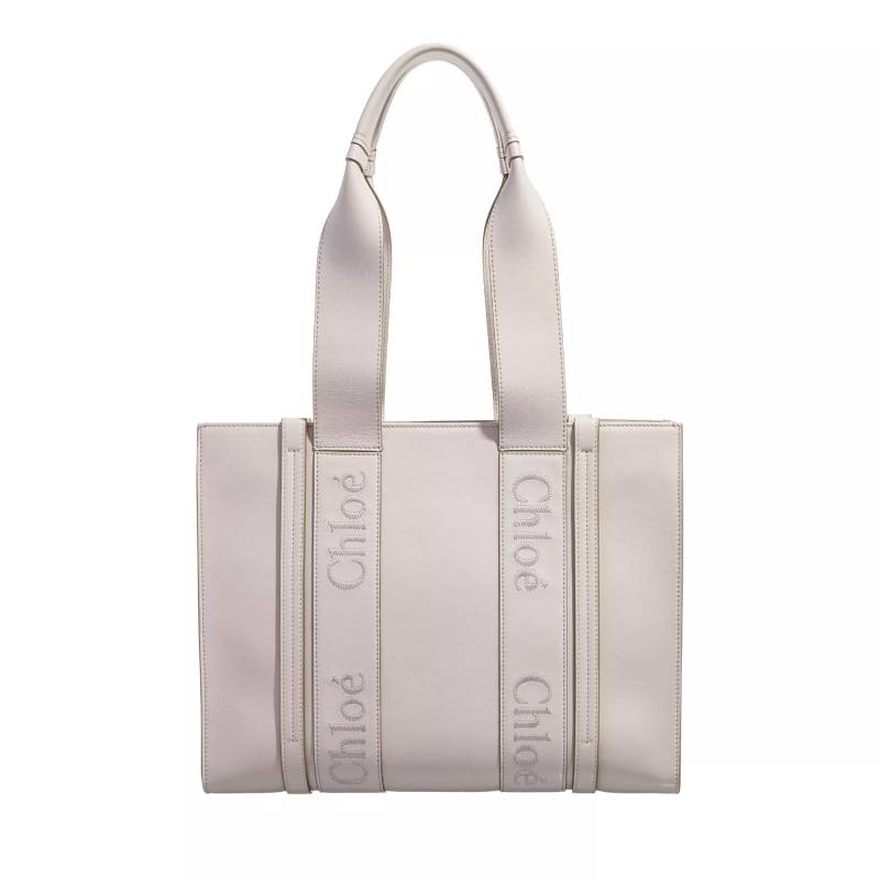 Chloé Handtasche - Medium Woody Tote Bag - Gr. unisize - in Grau - für Damen von Chloé