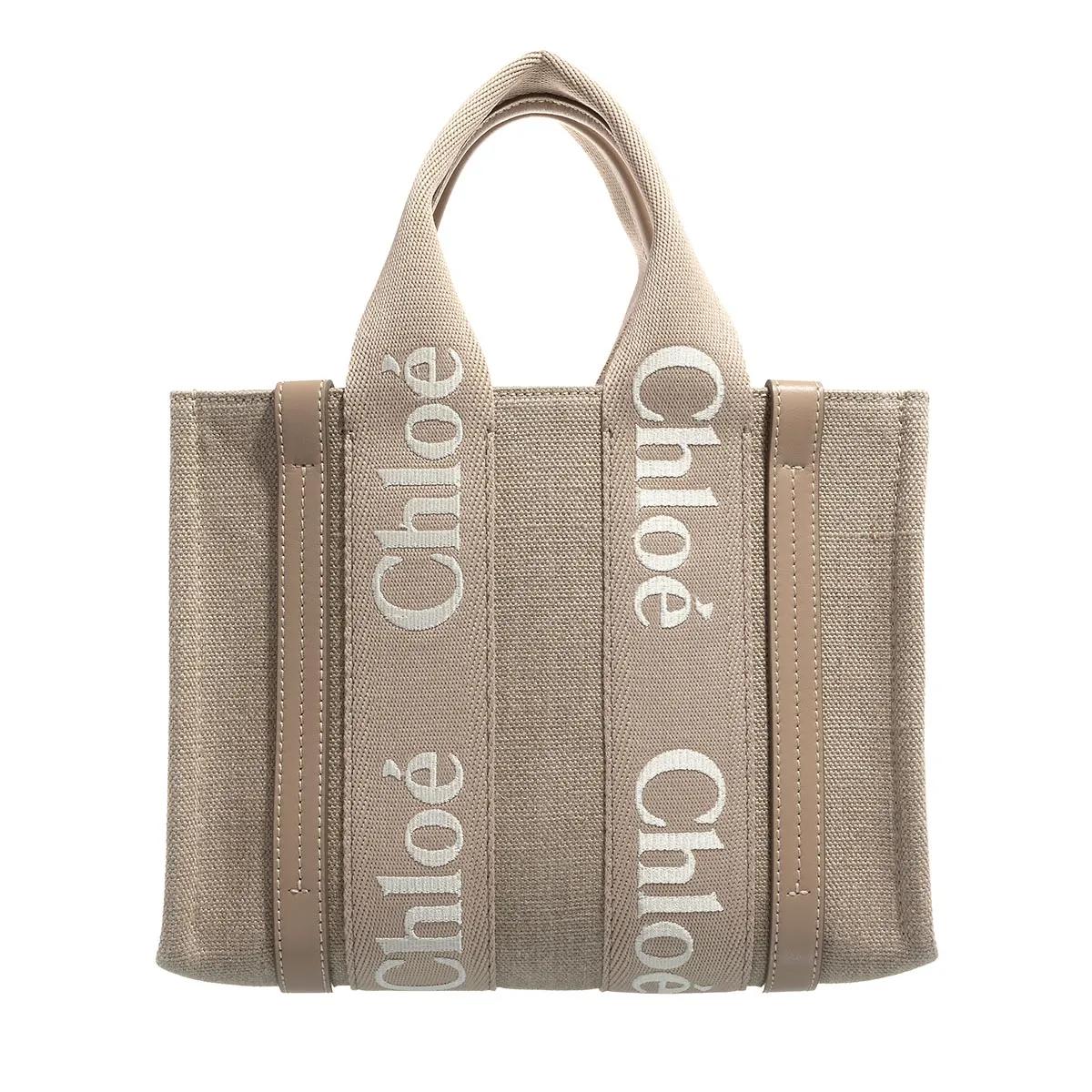 Chloé Handtasche - Small Woody Tote Bag - Gr. unisize - in Braun - für Damen von Chloé